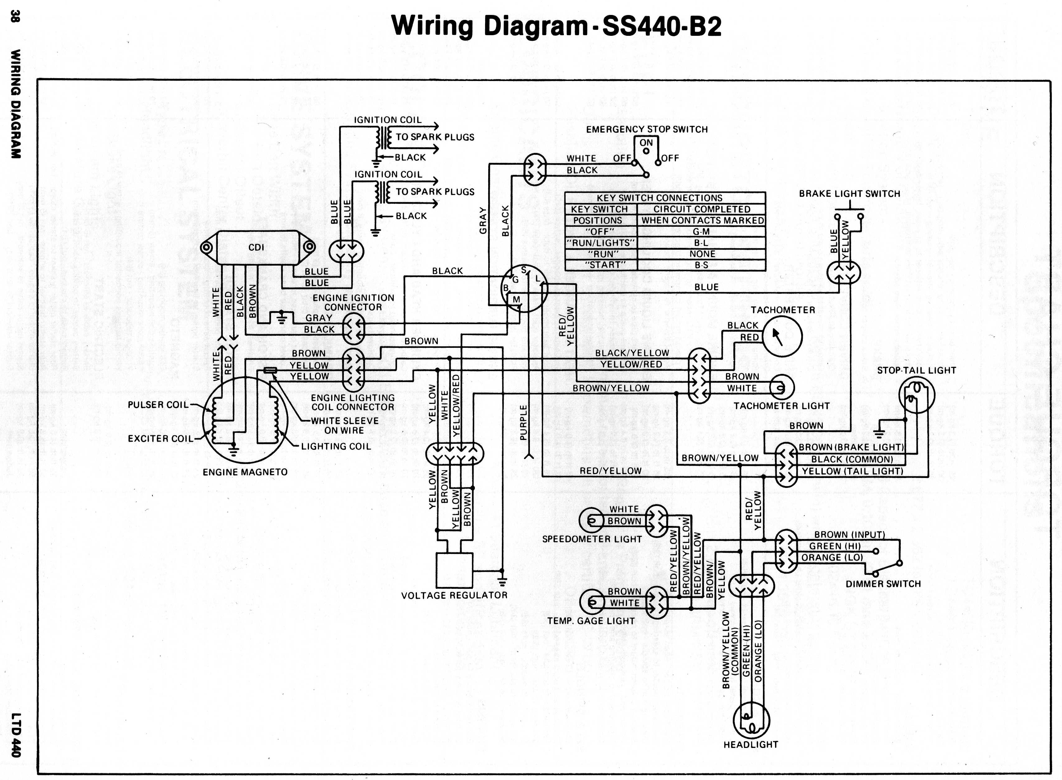 Kawasaki Invader Snowmobile Wiring Diagrams